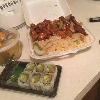 Phoenix Express - Alaska Roll and Phoenix Trio F and wonton soup - Sushi Bars Near Me - Stow, Ohio
