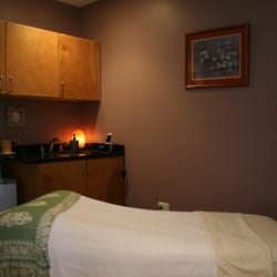 Massage treatment room