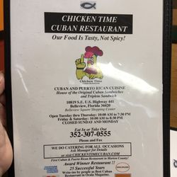 Chicken Time Cuban and Puertorican Restaurant