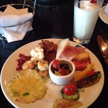 Texas de Brazil - My Salad Bar plate & a Piña Colada - Brazilian Near Me - Miami Beach, Florida Texas de Brazil - My Salad Bar plate & a Piña Colada - Brazilian Near Me - Miami Beach, Florida