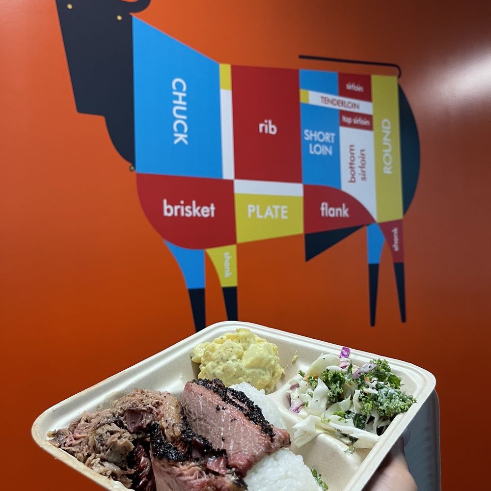 Sunset Texas Barbecue - Some wall graphics in the dining area - Barbeque Near Me - Honolulu, Hawaii Sunset Texas Barbecue - Some wall graphics in the dining area - Barbeque Near Me - Honolulu, Hawaii