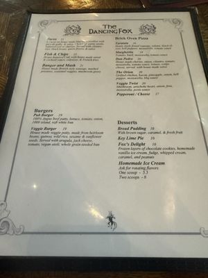 Menu photo 4 The Dancing Fox Winery & Brewery Lodi, CA Menu photo 4 The Dancing Fox Winery & Brewery Lodi, CA