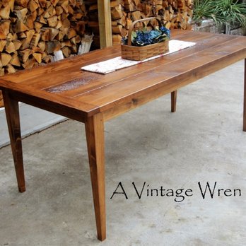 A Vintage Wren - Solid Wood Shaker Style Dining Table - Furniture Stores Near Me A Vintage Wren - Solid Wood Shaker Style Dining Table - Furniture Stores Near Me