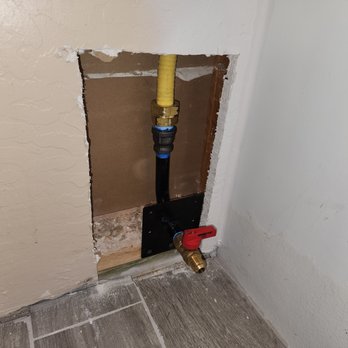 Majesty Plumbing - Gas line installation for a future gas range in kitchen. - Plumbing Near Me Majesty Plumbing - Gas line installation for a future gas range in kitchen. - Plumbing Near Me