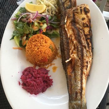 Turkuaz Grill - Sea Grilled Sea Bass-Branzini (Levrek) - Turkish Near Me - Riverhead, New York Turkuaz Grill - Sea Grilled Sea Bass-Branzini (Levrek) - Turkish Near Me - Riverhead, New York