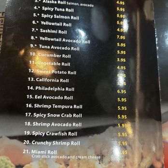 Yamato - Sushi Menu - Japanese Near Me - Houston, Texas