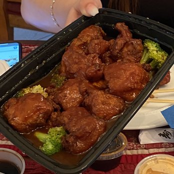 Taone Asian Fusion - Orange chicken (didn't taste too good, wouldn't get it again). - Thai Near Me - Lake Worth, Florida Taone Asian Fusion - Orange chicken (didn't taste too good, wouldn't get it again). - Thai Near Me - Lake Worth, Florida