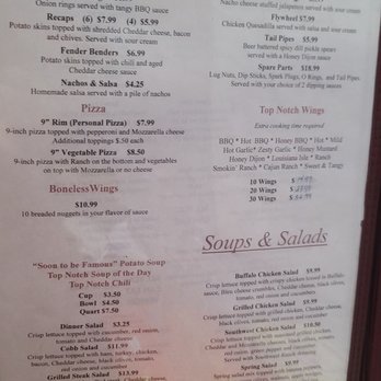 Top Notch Diner - Menu - Diners Near Me - Cortland, Ohio