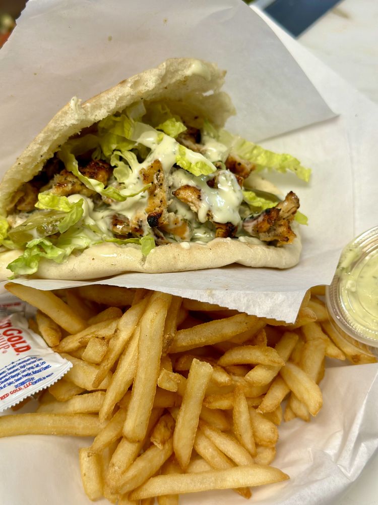 Food from Hamada kabobs 