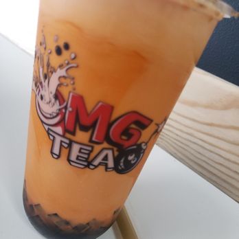 OMG Tea - Thai Tea with coffee jelly - Bubble Tea Near Me - Santa Clara, California OMG Tea - Thai Tea with coffee jelly - Bubble Tea Near Me - Santa Clara, California