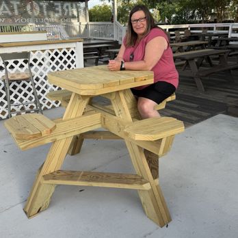 Fire To Table  - Cool high top table.  I need the plans. - New American Near Me - Murrells Inlet, South Carolina