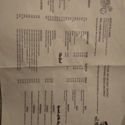 Kitty's cafe - Menu