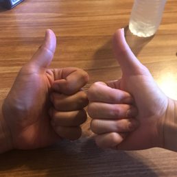 Two thumbs up for Angelina! Two thumbs up for Angelina!