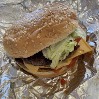 Five Guys - Cheeseburger at Five Guys 07/19/2019 - Burgers Near Me - Gresham, Oregon