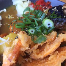 Zero Fox - Veggie curry with tempura sweet potato - food - Japanese Near Me - Newstead, QLD