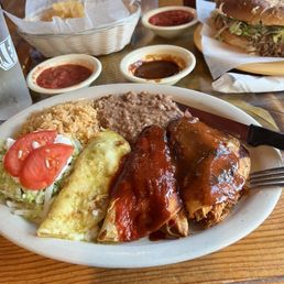Two Enchiladas Combo and Torta Two Enchiladas Combo and Torta