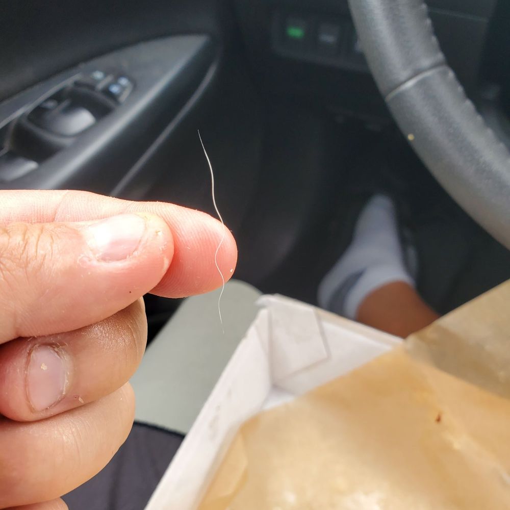 Buffalo Wild Wings - What is this white hair doing in my fries? - American Near Me - Holly Springs, North Carolina Buffalo Wild Wings - What is this white hair doing in my fries? - American Near Me - Holly Springs, North Carolina