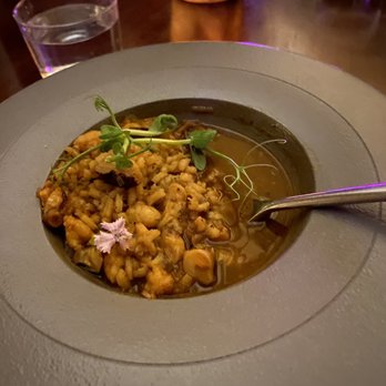 Los Danzantes - Soup with rice, octopus, and shrimp. So good! - Mexican Near Me - Oaxaca, OAX Los Danzantes - Soup with rice, octopus, and shrimp. So good! - Mexican Near Me - Oaxaca, OAX