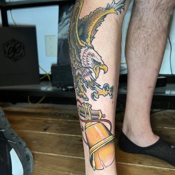 Under the Magnolia Tattoo - Traditional eagle - Tattoo Near Me - Lindale, Texas Under the Magnolia Tattoo - Traditional eagle - Tattoo Near Me - Lindale, Texas