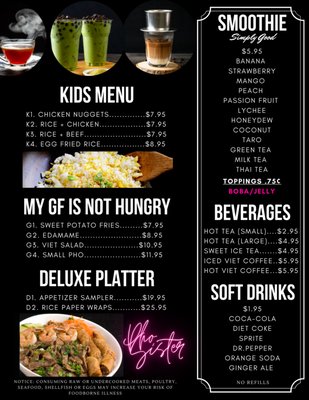 Menu photo 1 Pho Sister Colorado Springs, CO Menu photo 1 Pho Sister Colorado Springs, CO