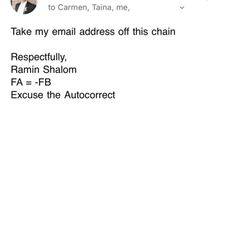Empire Management - Ramin's response to your emails