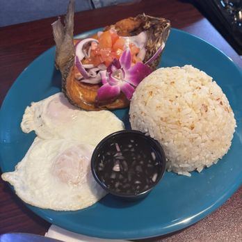 Guieb Cafe - Milkfish with eggs and rice. Bosilingo. - Breakfast & Brunch Near Me - Las Vegas, Nevada Guieb Cafe - Milkfish with eggs and rice. Bosilingo. - Breakfast & Brunch Near Me - Las Vegas, Nevada