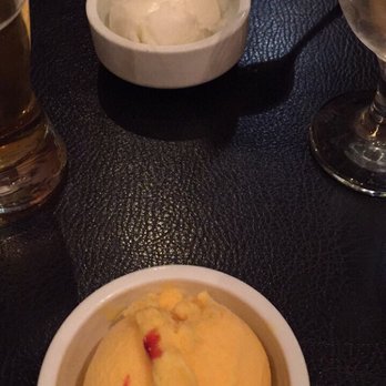 altThai - Mango and Lychee sorbets! DELICIOUS! Especially loved the mango - Thai Near Me - Arlington Heights, Illinois