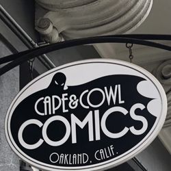 Cape & Cowl Comics - Look for this Bat signal, my fellow comic book nerds ‼