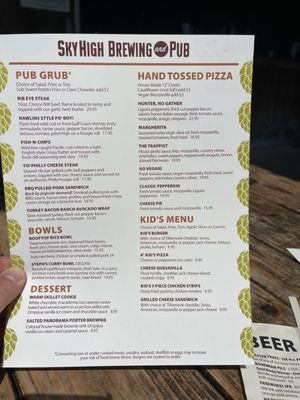 Menu photo 8 Sky High Brewery and Pub Corvallis, OR Menu photo 8 Sky High Brewery and Pub Corvallis, OR