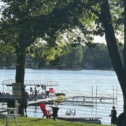 Lily Lake Resort - Great Lake View while eating on the deck!