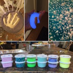 Idea Box Integrated Arts - Thermochromic and phosphorescent pigments meet tactile arts in our "science of art" summer camp curriculum.