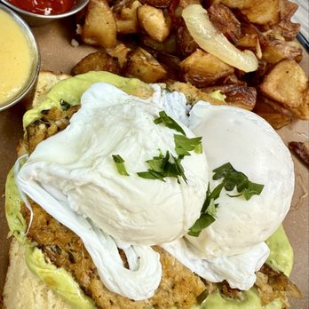 Virtue Feed & Grain - Crab cake Benedict - Bars Near Me - Alexandria, Virginia Virtue Feed & Grain - Crab cake Benedict - Bars Near Me - Alexandria, Virginia
