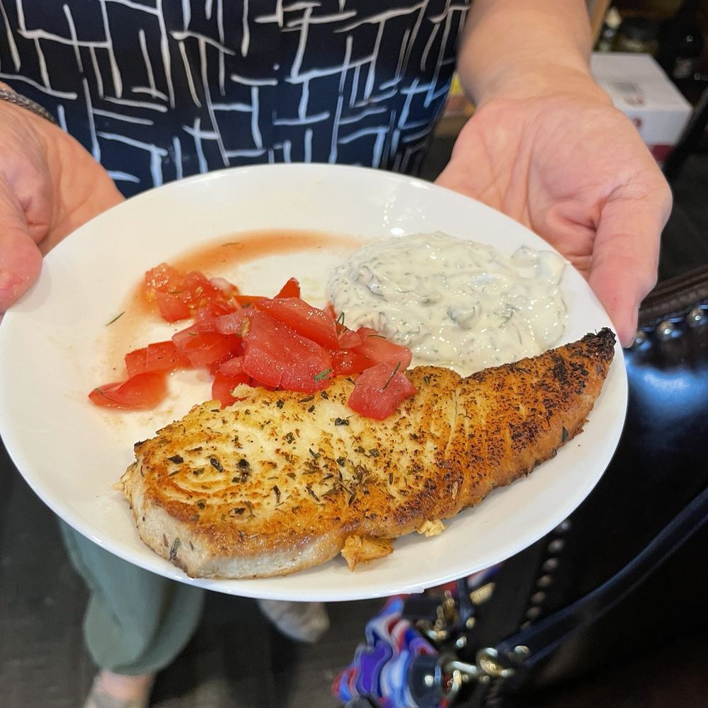 Conquering Cuisine - finished fish product from one participant - Cooking Classes Near Me - Doylestown, Pennsylvania Conquering Cuisine - finished fish product from one participant - Cooking Classes Near Me - Doylestown, Pennsylvania