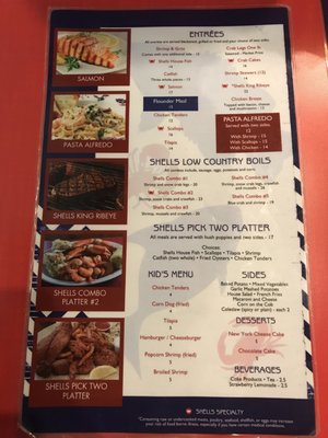 Menu photo 5 Sea Shells Seafood Warner Robins, GA