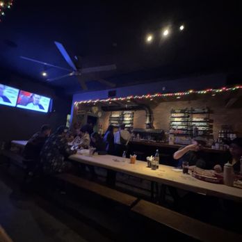 Wursthaus - Back seating area with beers bar. View from a center booth - Pubs Near Me - Santa Ana, California Wursthaus - Back seating area with beers bar. View from a center booth - Pubs Near Me - Santa Ana, California