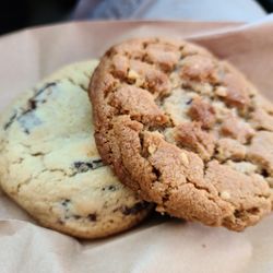 The Continental Bakery - 1 chocolate chip, 1 peanut butter.