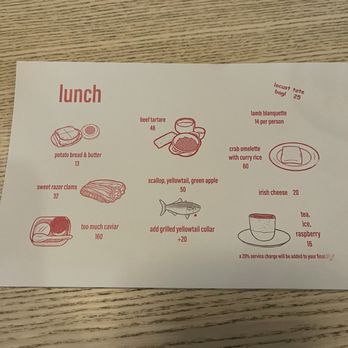 Locust - Menu for lunch - Shaved Ice Near Me - Nashville, Tennessee