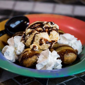 Surf Taco - a banana split with ice cream and chocolate sauce - Tex-Mex Near Me - Seaside Park, New Jersey