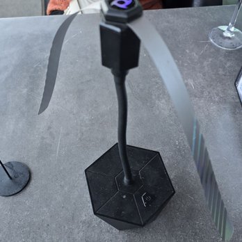 Masa Masa - Fly fan on our table on the patio; really comes in handy, but those little pests won't leave your legs alone... - Tacos Near Me - Roseville, California Masa Masa - Fly fan on our table on the patio; really comes in handy, but those little pests won't leave your legs alone... - Tacos Near Me - Roseville, California