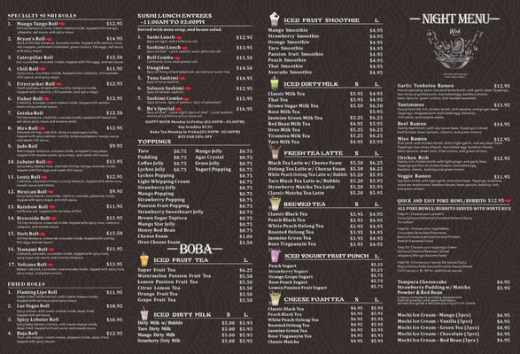 Menu photo 5 Bo's Ramen and Sushi House Bryan, TX