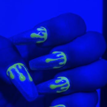 Unicorn Nails - And they glow so beautifully - Nail Salons Near Me - Las Vegas, Nevada