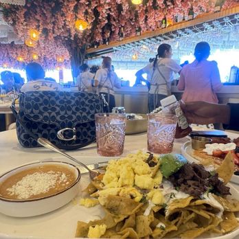 Cocina 35 - Green carne asada Chilaquiles with eggs and beans - Breakfast & Brunch Near Me - Coronado, California