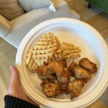 Chick-fil-A - Chick-fil-A Waffle Potato Fries and Chick-fil-A Nuggets - Fast Food Near Me - Oakland, California Chick-fil-A - Chick-fil-A Waffle Potato Fries and Chick-fil-A Nuggets - Fast Food Near Me - Oakland, California