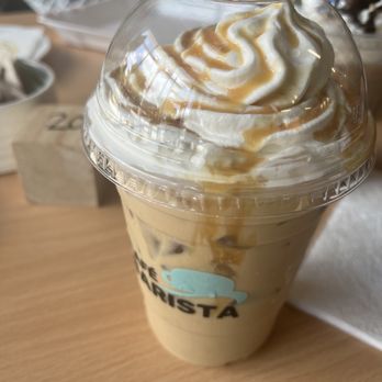 Cafe Barista - Iced Crème Brûlée Latte - Sandwiches Near Me - Kissimmee, Florida