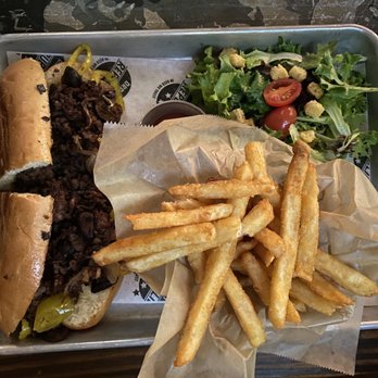 Draft Republic Carlsbad - Rib Eye Philly Cheesesteak - Comfort Food Near Me - Carlsbad, California