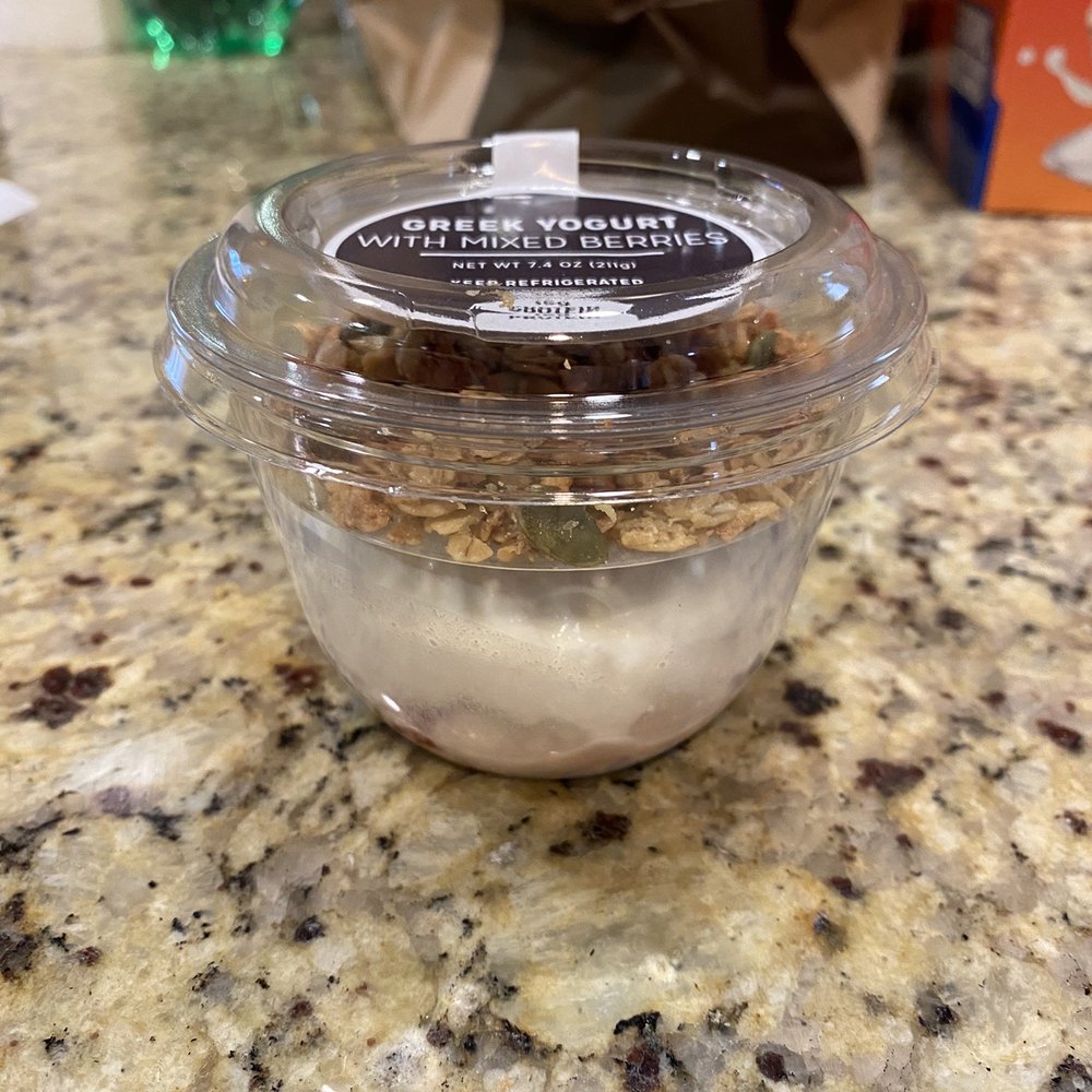 Panera Bread - A skimpy yogurt cup with hardly any granola & berries. I'd pay a $1 for what I received, NOT $4.79 like I did! Disappointing! - Salad Near Me - Fresno, California Panera Bread - A skimpy yogurt cup with hardly any granola & berries. I'd pay a $1 for what I received, NOT $4.79 like I did! Disappointing! - Salad Near Me - Fresno, California