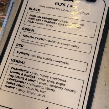 Commonplace Coffee - Menu - Coffee & Tea Near Me - Pittsburgh, Pennsylvania