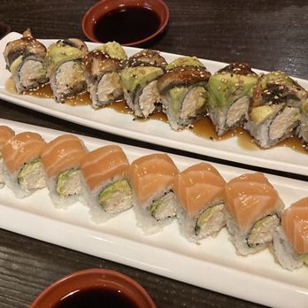 Masa Sushi - Energy Roll (top) and Fuji Roll (bottom) without cheese cheese - Sushi Bars Near Me - Gilbert, Arizona