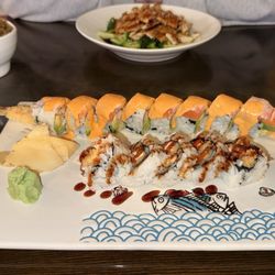 Tokyo Sushi - M-16 S29. Tokyo Roll and salmon tempura roll