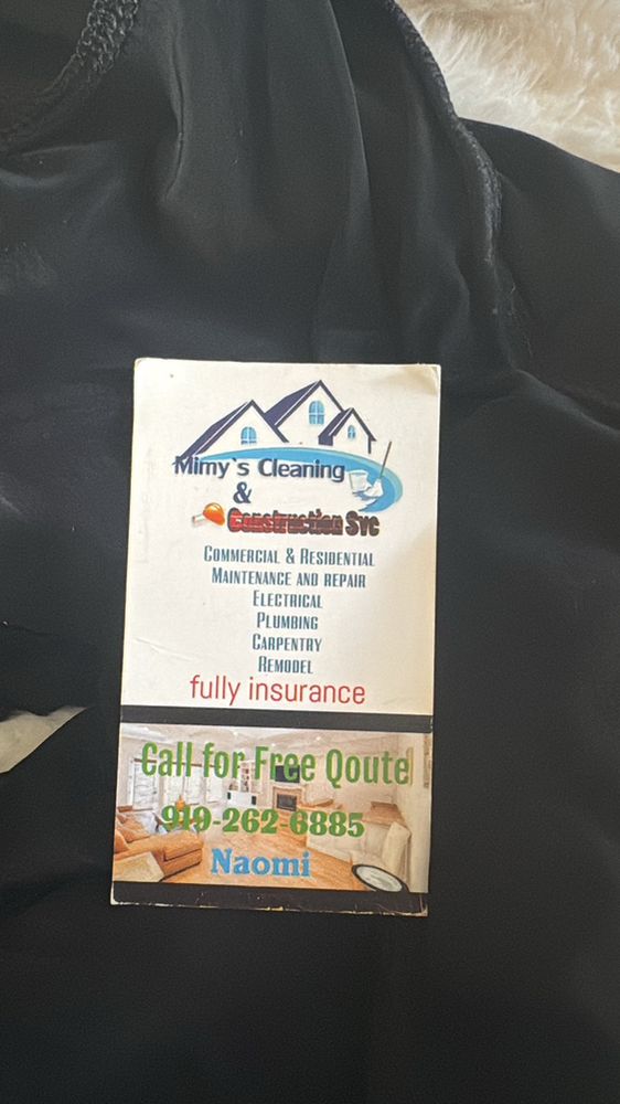 Slide of Mimys Cleaning &Handy